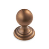 K.02.01 22mm Dia Victorian ball knob on 28mm dia rose suitable for doors and drawers