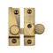 Hook Plate Lockable Straight Arm Sash Fastener 69 x 20mm With Flat Top