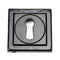 Concealed Fix Standard Keyhole Escutcheon