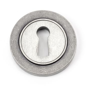 Concealed Fix Standard Keyhole Escutcheon