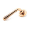 Hammered Newbury Lever Handle on Rose