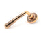 Hammered Newbury Lever Handle on Rose