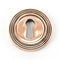 Concealed Fix Standard Keyhole Escutcheon