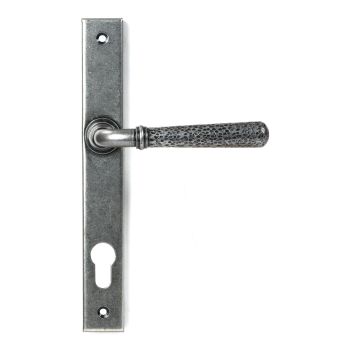 Hammered Newbury Slimline Lever Espagnolette Lock Set