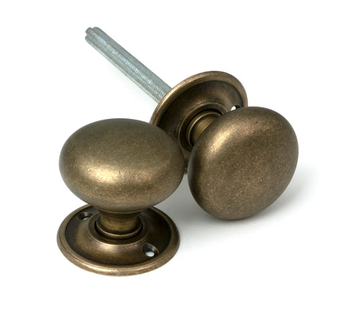 Small Mushroom Mortice/Rim Knob Set
