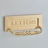 Croft Engraved Letter Plate with Handle