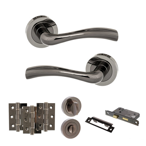 Texas Lever Handle Bathroom Door Pack