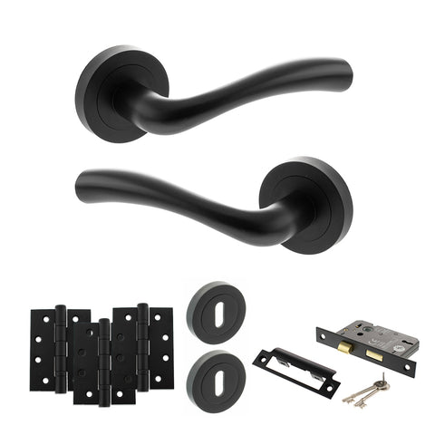 Texas Lever Handle 3 Lever Sashlock Door Pack