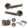 Carolina Lever Handle 3 Lever Sashlock Door Pack