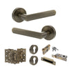 Carolina Lever Handle Euro Sashlock Door Pack