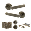 Carolina Lever Handle Bathroom Door Pack
