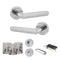 Carolina Lever Handle Bathroom Door Pack