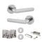 Carolina Lever Handle 3 Lever Sashlock Door Pack