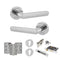 Carolina Lever Handle Euro Sashlock Door Pack