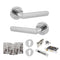 Carolina Lever Handle Euro Sashlock Door Pack