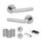 Carolina Lever Handle Bathroom Door Pack
