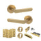 Carolina Lever Handle Euro Sashlock Door Pack