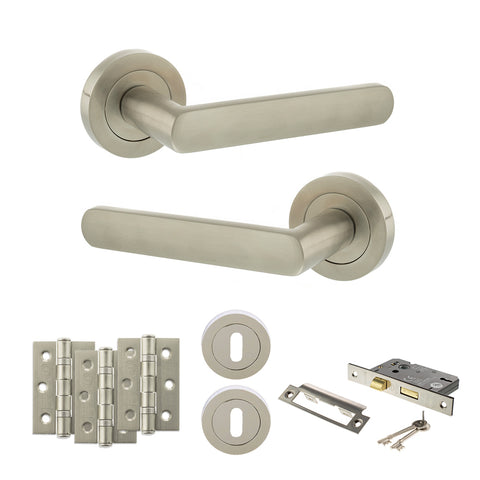 Carolina Lever Handle 3 Lever Sashlock Door Pack