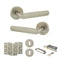 Carolina Lever Handle 3 Lever Sashlock Door Pack