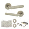 Carolina Lever Handle 3 Lever Sashlock Door Pack