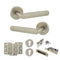 Carolina Lever Handle Euro Sashlock Door Pack
