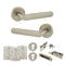Carolina Lever Handle Euro Sashlock Door Pack