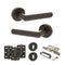 Carolina Lever Handle 3 Lever Sashlock Door Pack