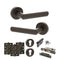Carolina Lever Handle Euro Sashlock Door Pack