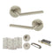 Alabama Lever Handle Bathroom Door Pack