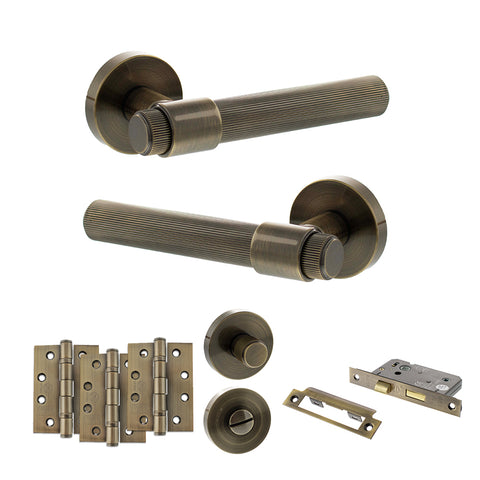 Fasana Lever Handle Bathroom Door Pack