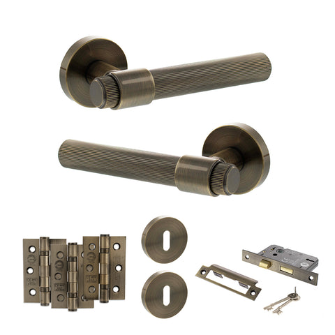 Fasana Lever Handle 3 Lever Sashlock Door Pack