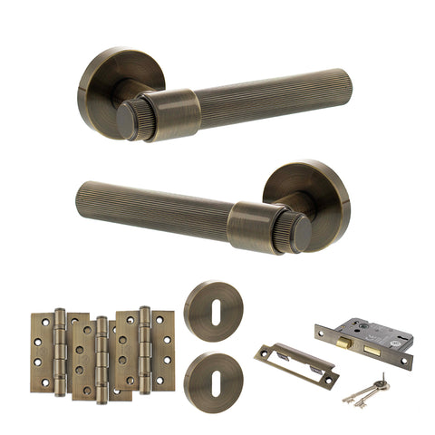 Fasana Lever Handle 3 Lever Sashlock Door Pack