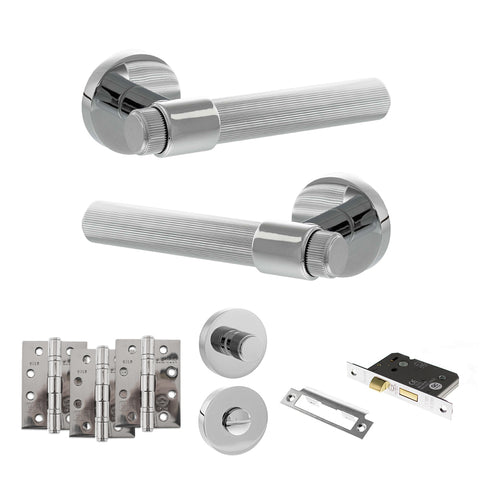 Fasana Lever Handle Bathroom Door Pack