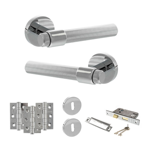Fasana Lever Handle 3 Lever Sashlock Door Pack
