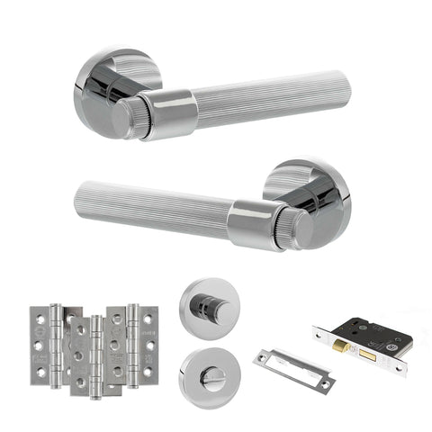 Fasana Lever Handle Bathroom Door Pack