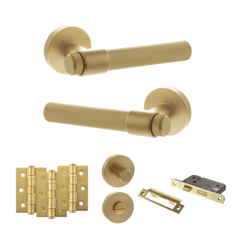 Fasana Lever Handle Bathroom Door Pack