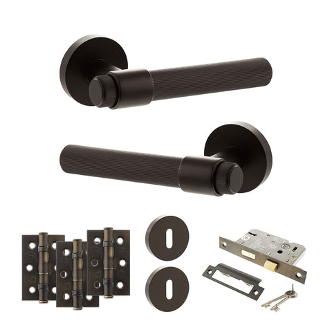 Fasana Lever Handle 3 Lever Sashlock Door Pack