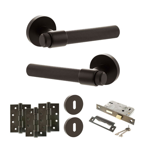 Fasana Lever Handle 3 Lever Sashlock Door Pack