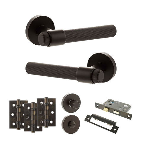 Fasana Lever Handle Bathroom Door Pack