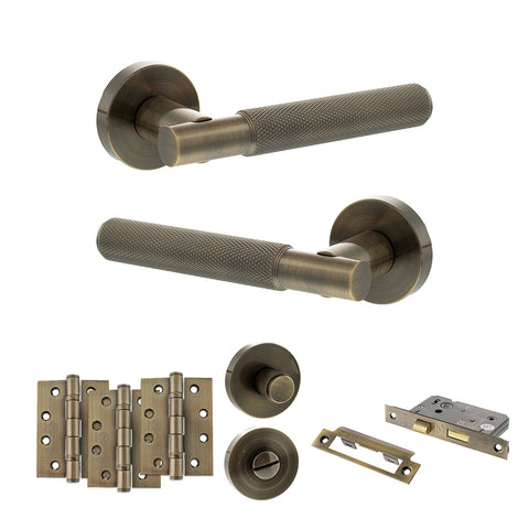 Rosarno Lever Handle Bathroom Door Pack