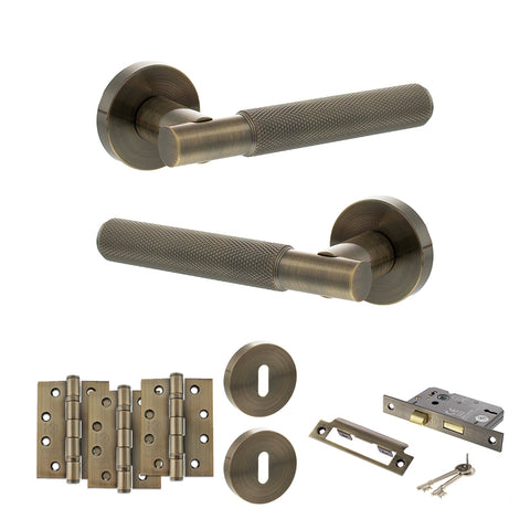 Rosarno Lever Handle 3 Lever Sashlock Door Pack