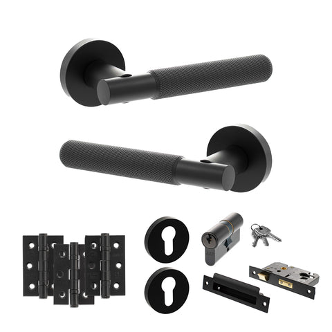 Rosarno Lever Handle Euro Sashlock Door Pack