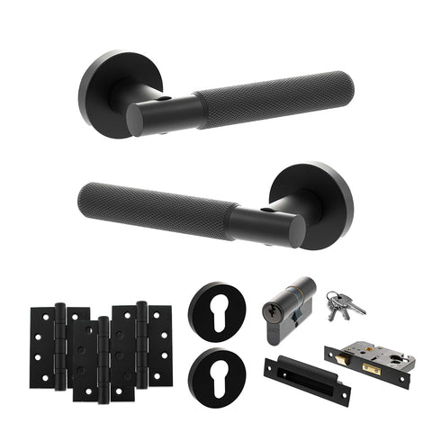 Rosarno Lever Handle Euro Sashlock Door Pack