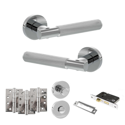 Rosarno Lever Handle Bathroom Door Pack