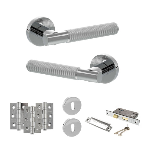 Rosarno Lever Handle 3 Lever Sashlock Door Pack