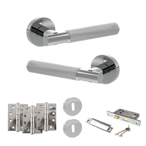 Rosarno Lever Handle 3 Lever Sashlock Door Pack