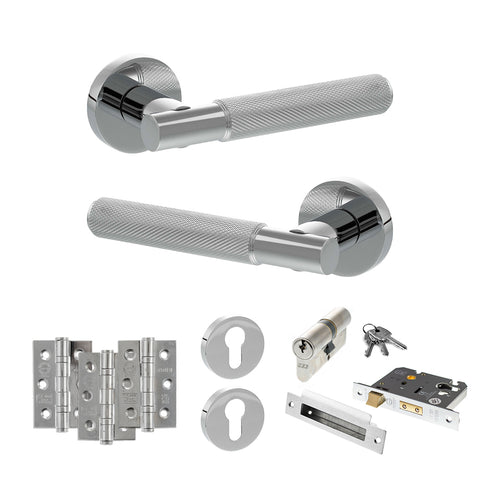Rosarno Lever Handle Euro Sashlock Door Pack
