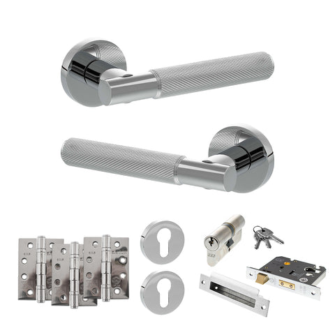 Rosarno Lever Handle Euro Sashlock Door Pack