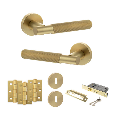 Rosarno Lever Handle 3 Lever Sashlock Door Pack