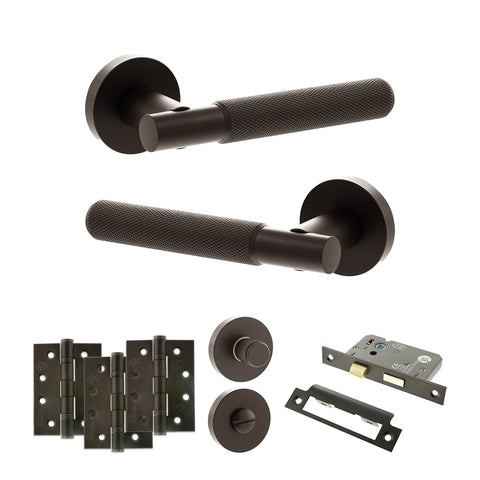Rosarno Lever Handle Bathroom Door Pack